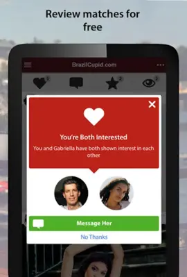 BrazilCupid Brazilian Dating android App screenshot 1