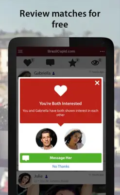 BrazilCupid Brazilian Dating android App screenshot 5